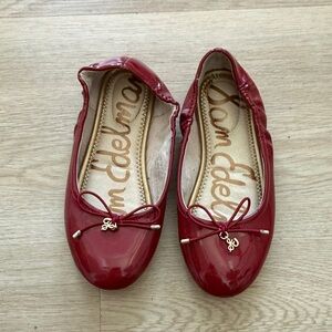 Sam Edelman Glossy Red Flats